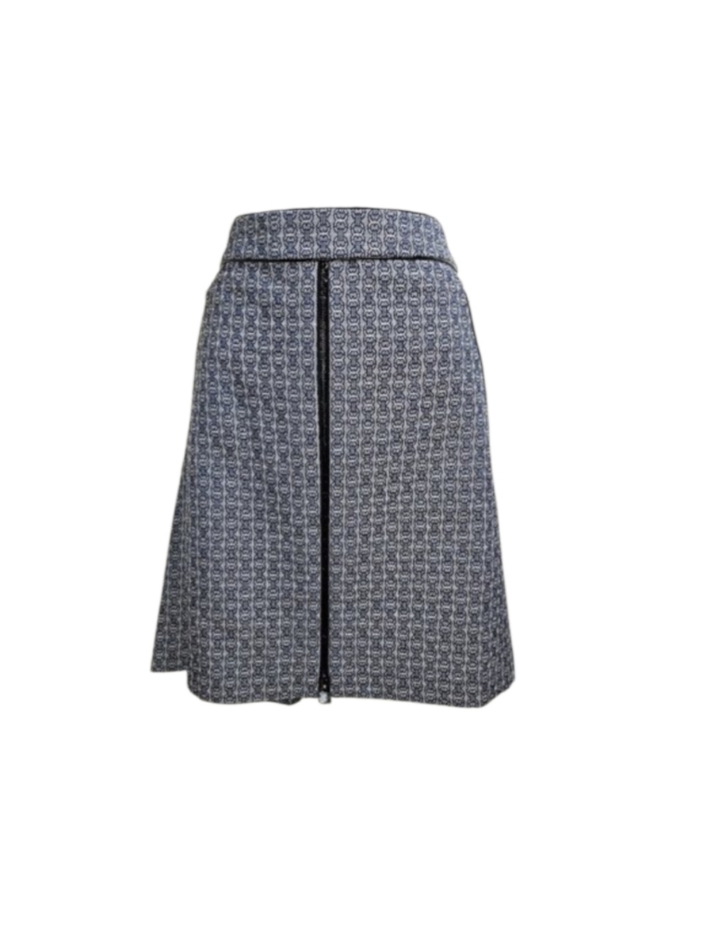 NWT Tory Burch Chaumont Jacquard Chain Pattern Skirt 2 XS - Picture 2 of 5